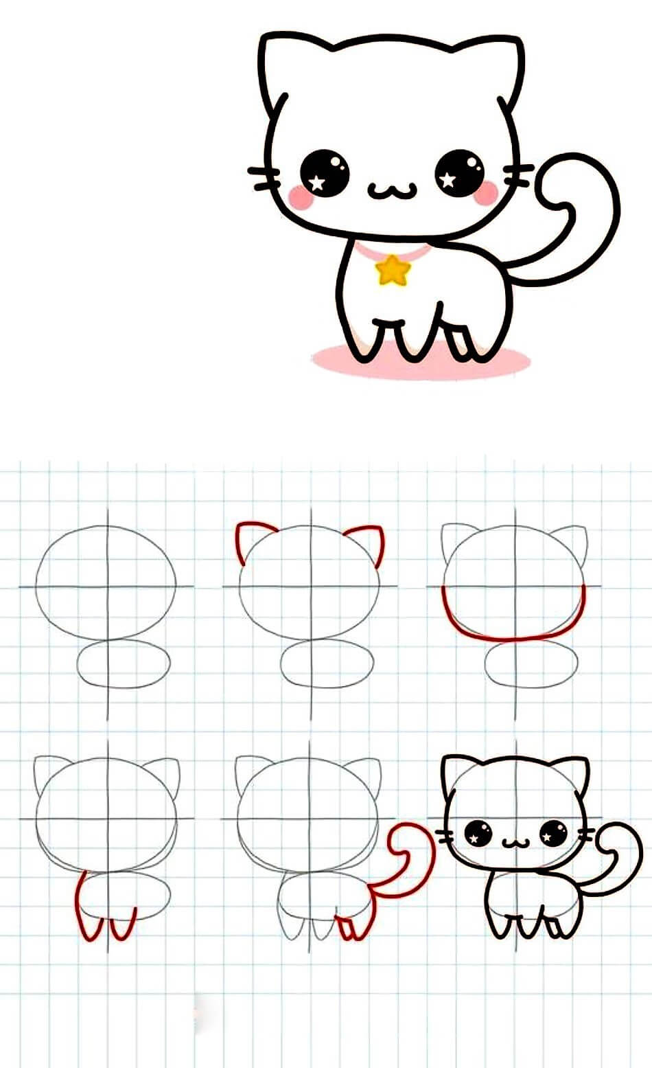 Dibujos de Bosquejo de gato - Idea 17