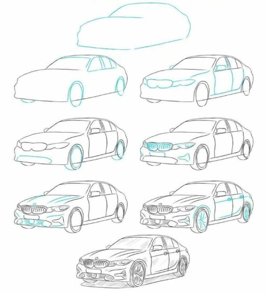 Dibujos de Coche bmw