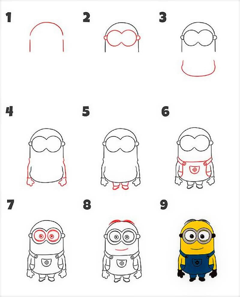 Dibujos de Minion - Idea 8