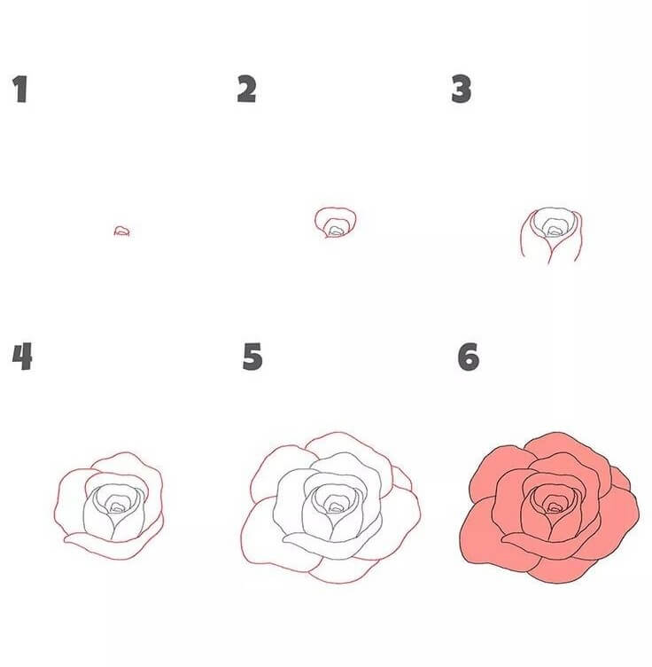 Dibujos de Una rosa - Idea 32