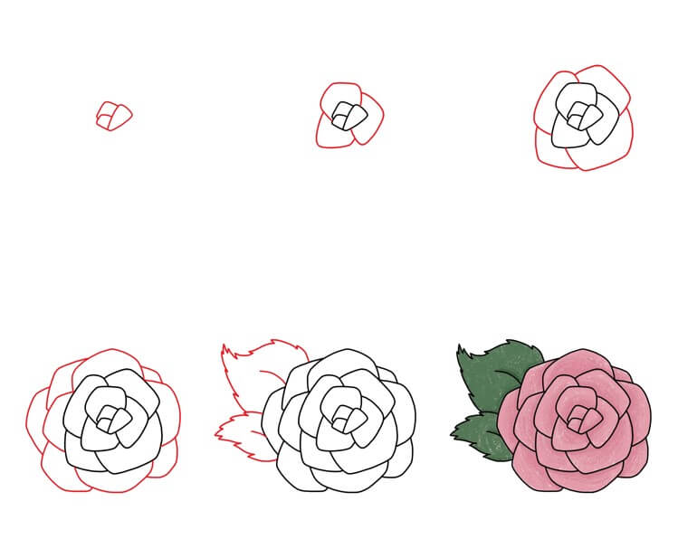 Dibujos de Una rosa - Idea 46