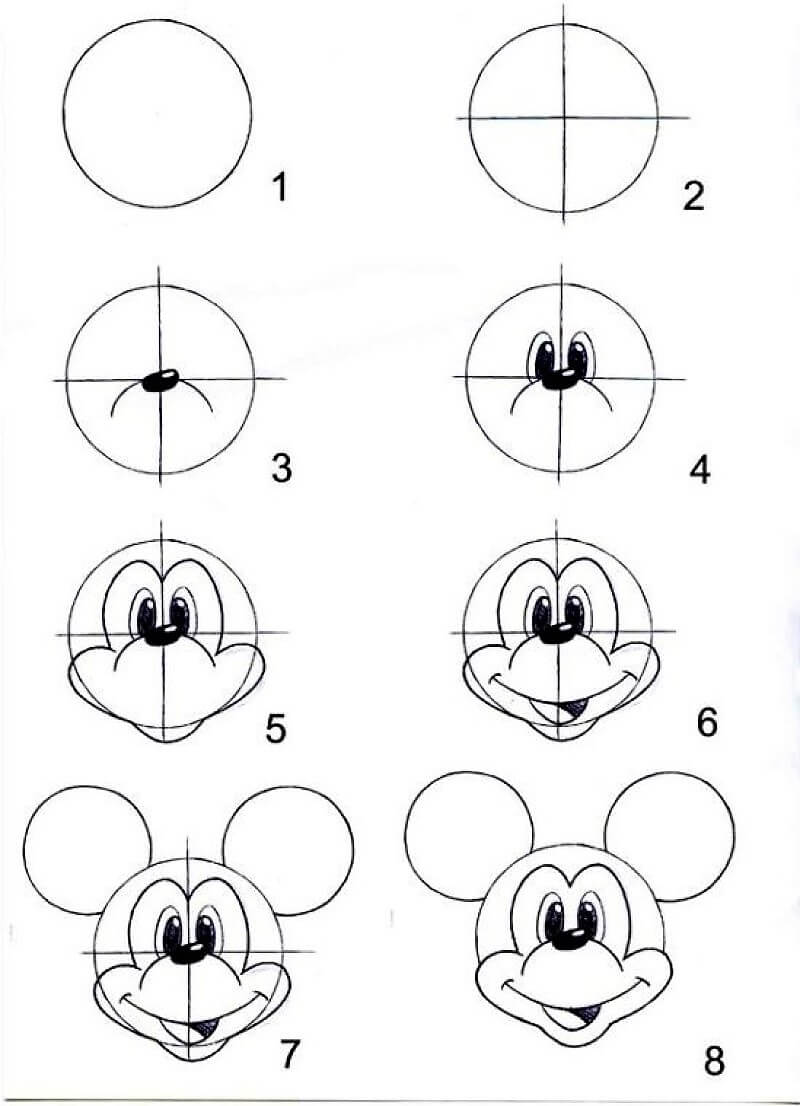 Dibujos de Mickey Mouse – Idea 8