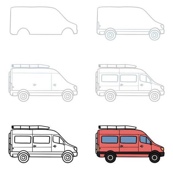 Dibujos de Minivan