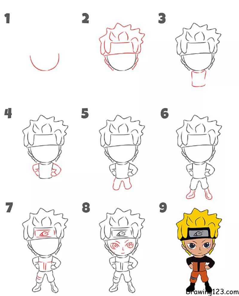 Dibujos de Naruto chibi 2