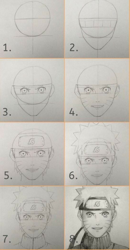 Dibujos de Naruto sencillo