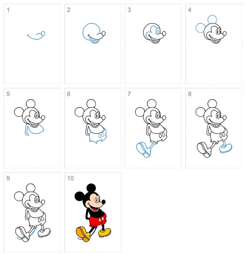 Dibujos de Mickey Mouse