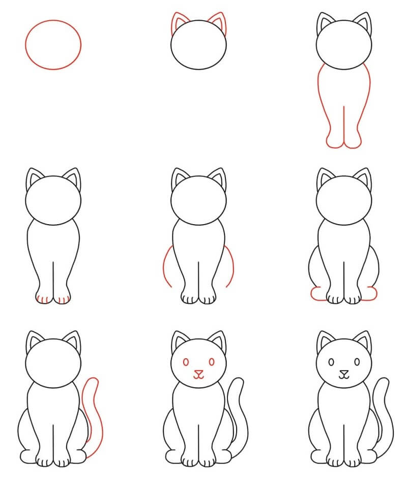 Dibujos de Un Gato - idea 13