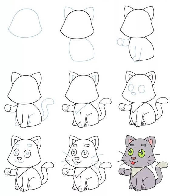 Dibujos de Un Gato - idea 22