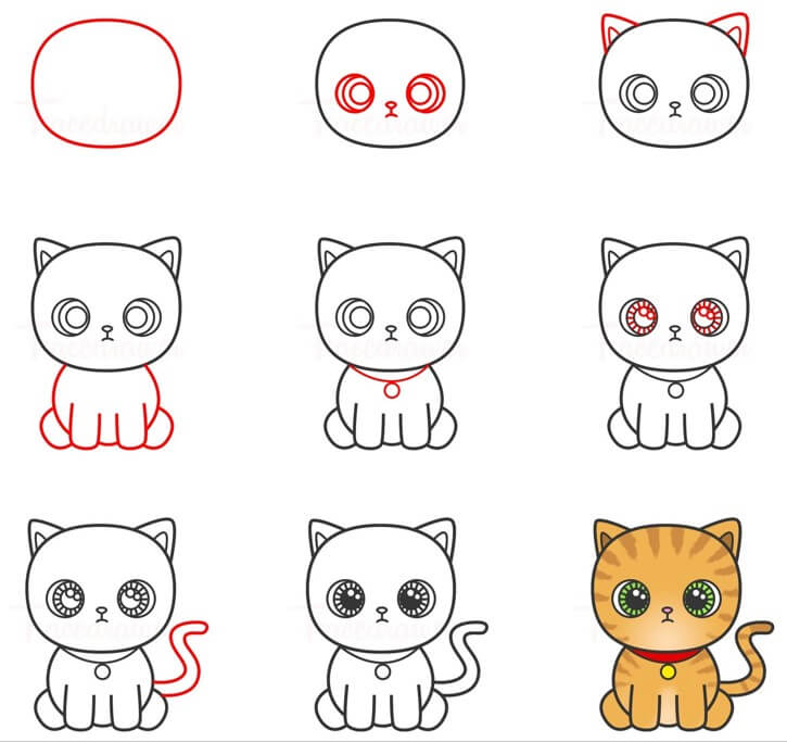 Dibujos de Gatos