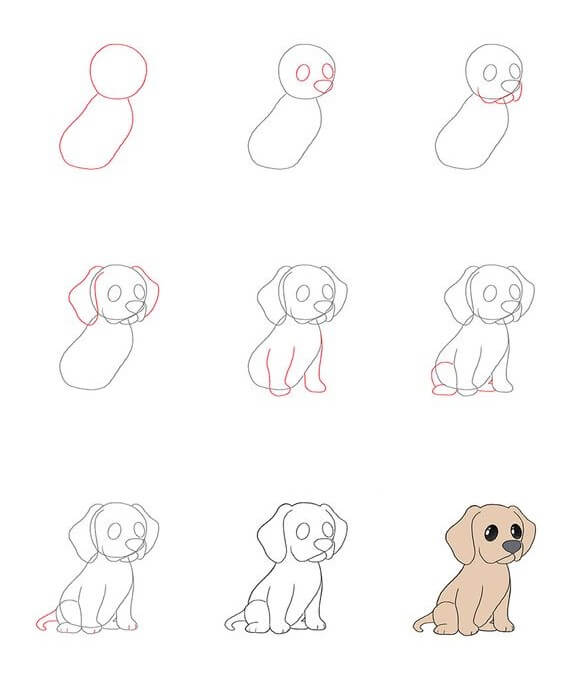 Dibujos de Un perro - Idea 10