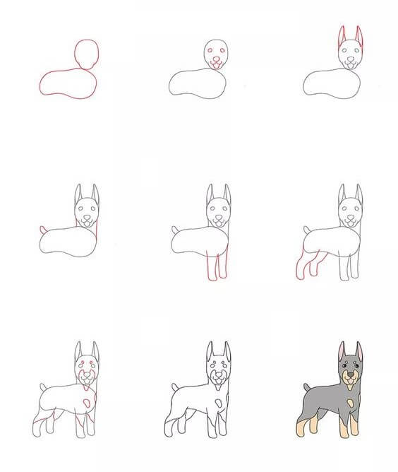 Dibujos de Un perro - Idea 7