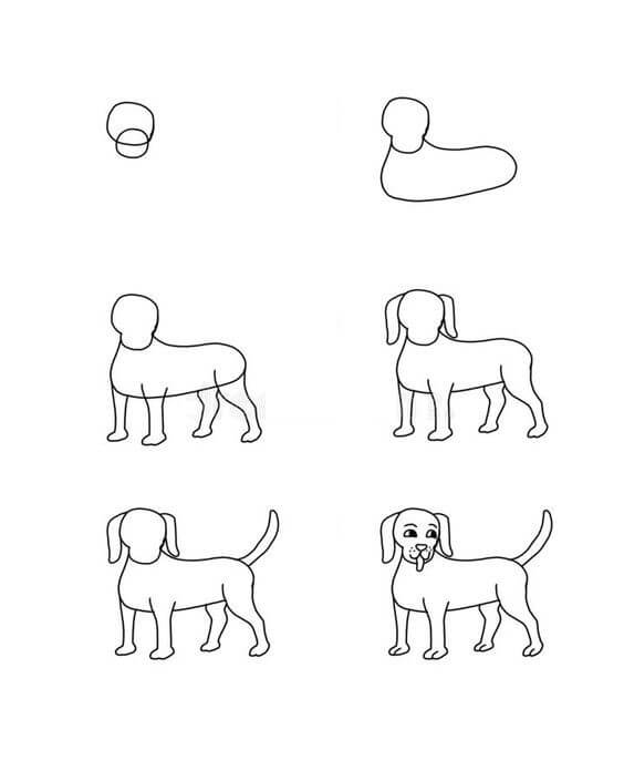 Dibujos de Un perro - Idea 9