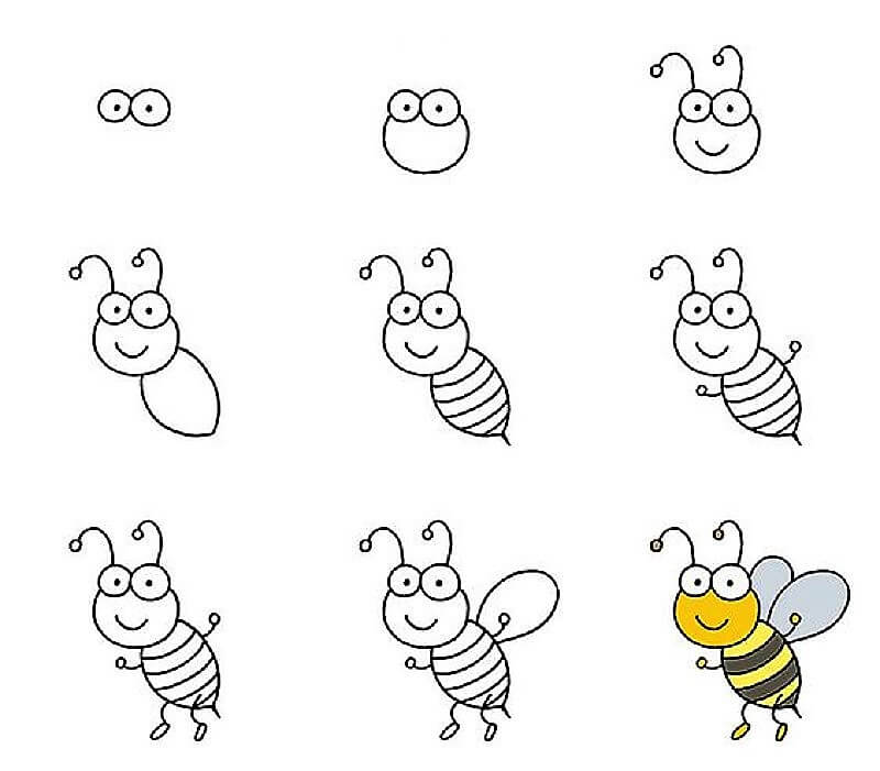 Dibujos de Abejas Animadas