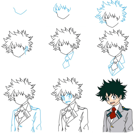 Dibujos de Deku - Idea 24