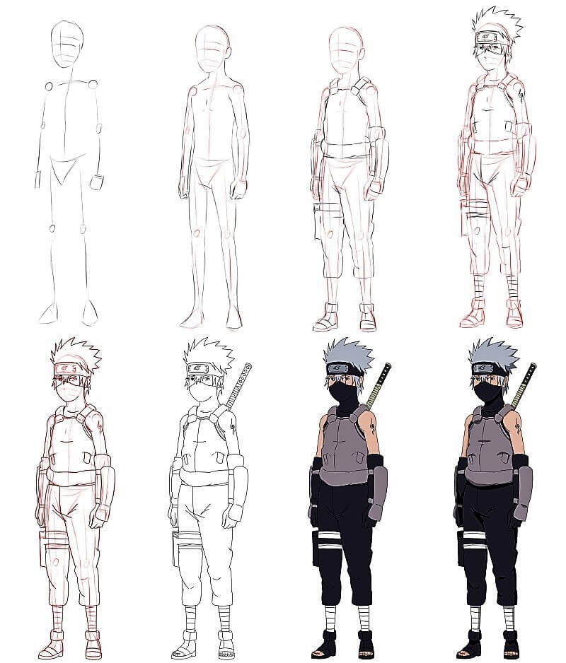 Dibujos de Kakashi Hatake - Idea 3