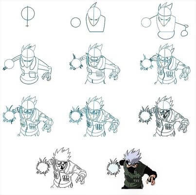 Dibujos de Kakashi Hatake - Idea 5