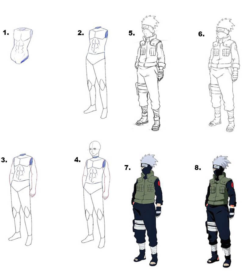 Dibujos de Kakashi Hatake - Idea 6