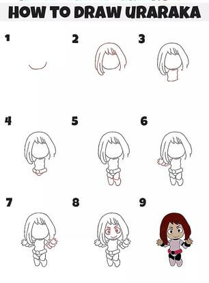 Dibujos de Linda Uraraka