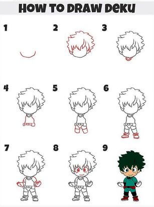 Dibujos de Lindo Deku