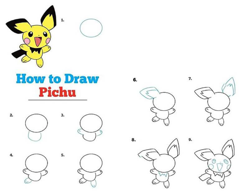 Dibujos de Lindo Pichu