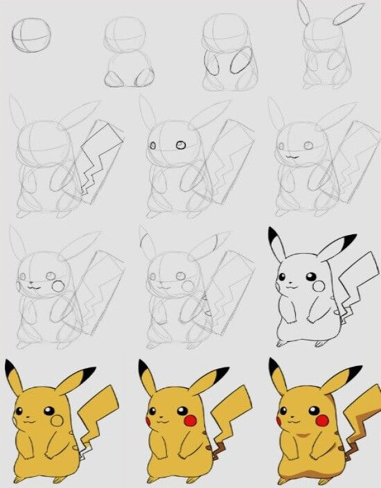 Dibujos de Pikachu - Idea 14