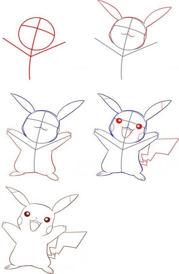 Dibujos de Pikachu - Idea 15