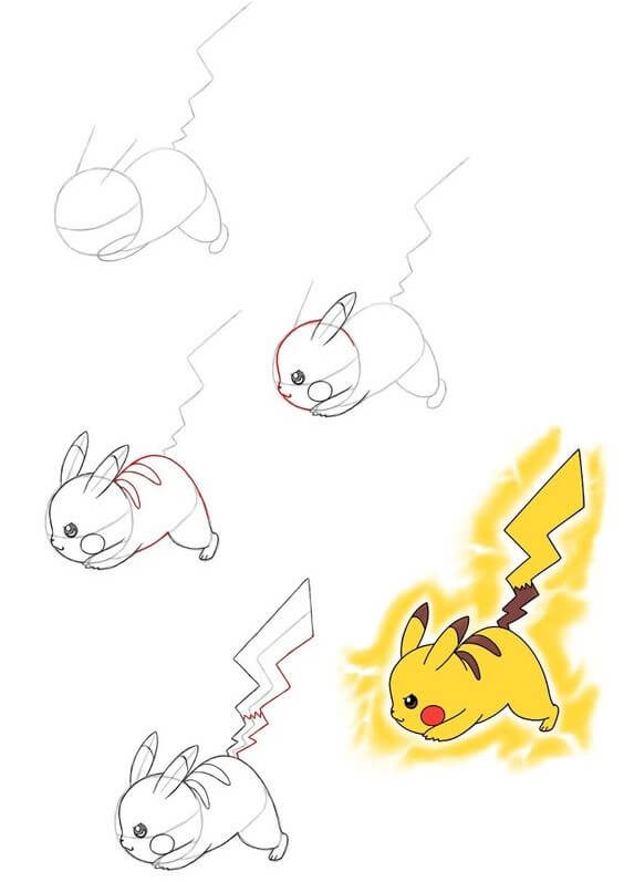 Dibujos de Pikachu - Idea 17