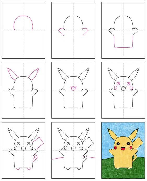 Dibujos de Pikachu - Idea 19