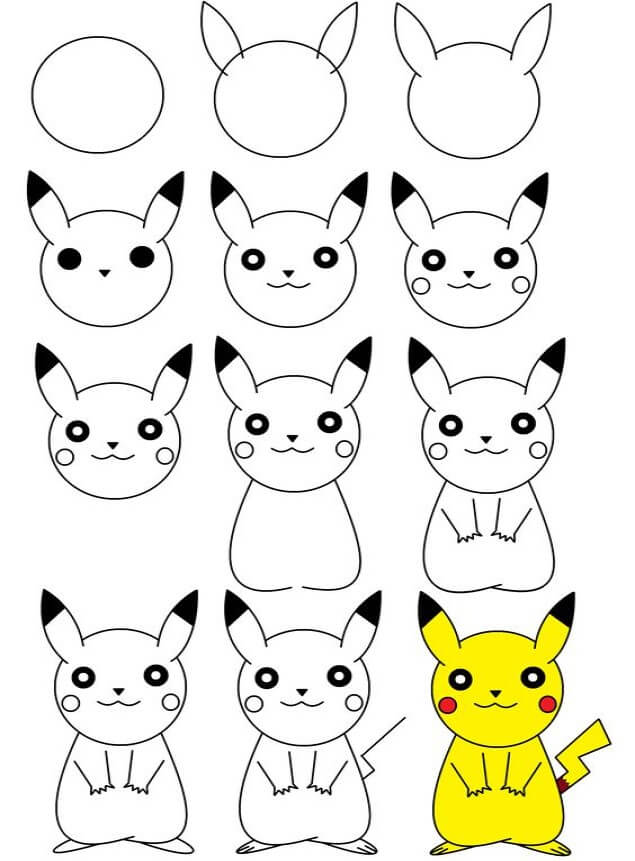 Dibujos de Pikachu - Idea 20