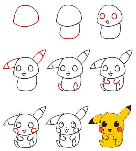 Dibujos de Pikachu - Idea 21