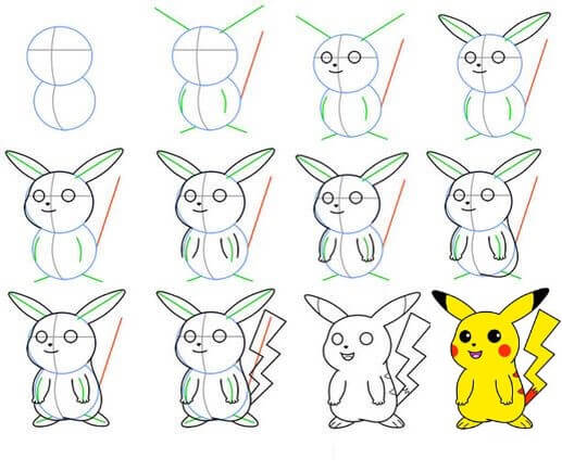 Dibujos de Pikachu - Idea 24