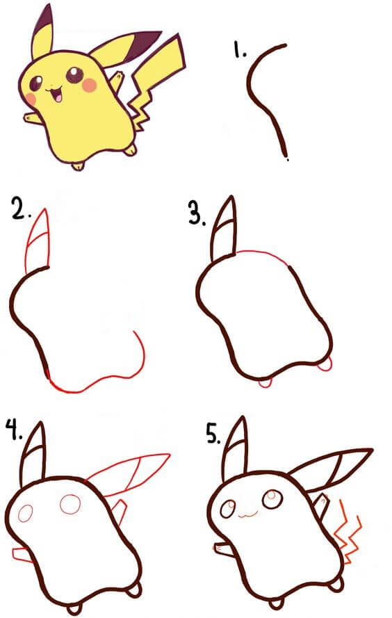 Dibujos de Pikachu - Idea 26