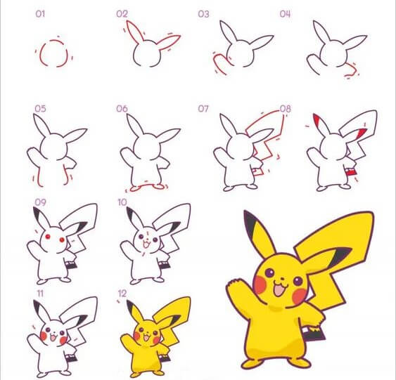 Dibujos de Pikachu - Idea 29