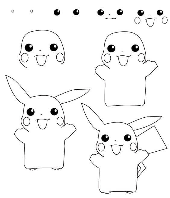 Dibujos de Pikachu - Idea 30