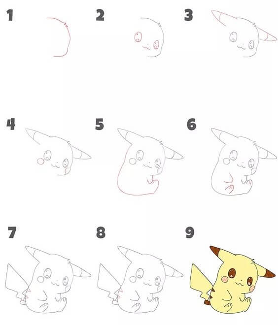 Dibujos de Pikachu - Idea 32