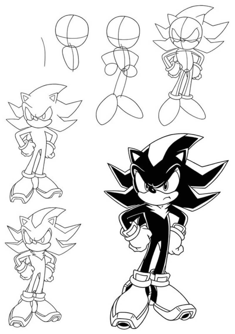 Dibujos de Sonic - Idea 10