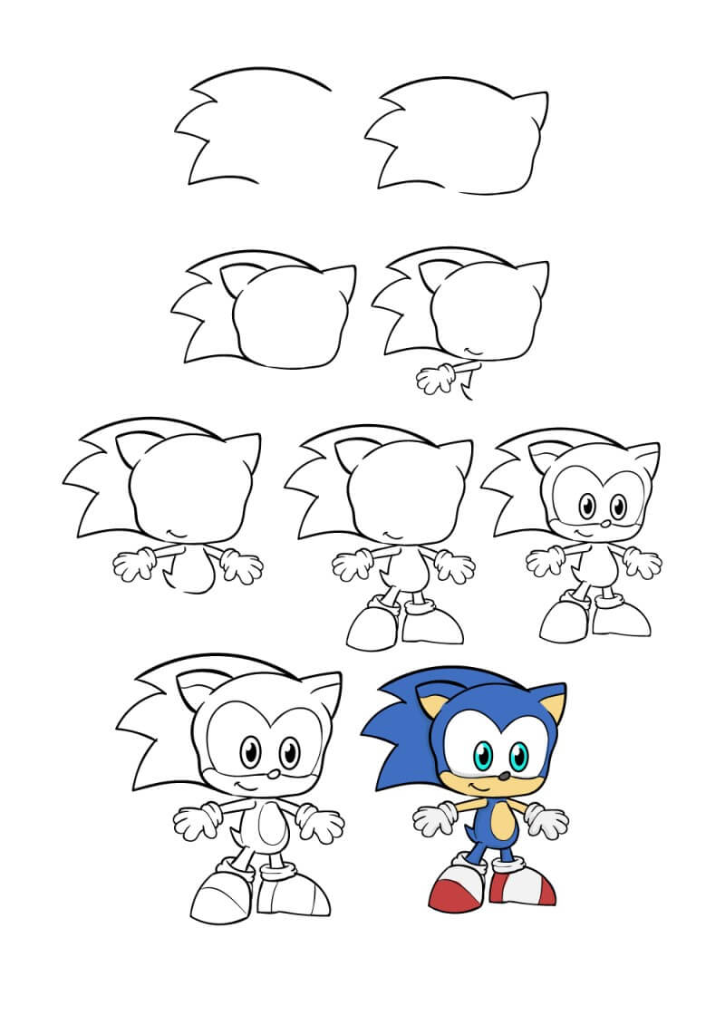 Dibujos de Sonic - Idea 7