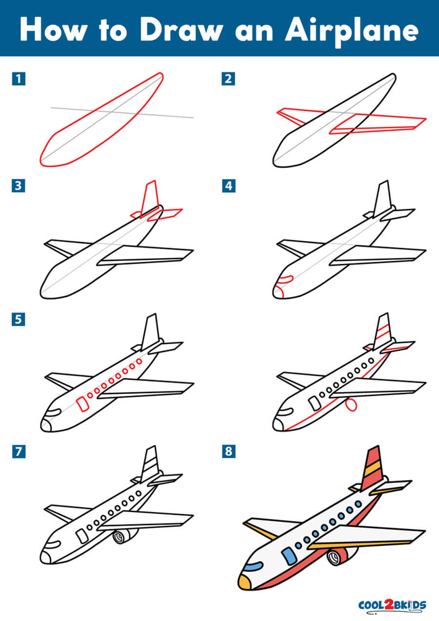 Dibujos de Un avión - Idea 15