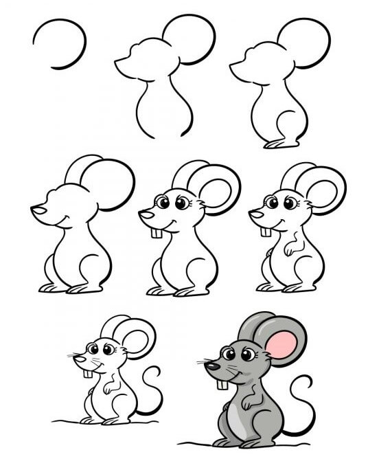 Dibujos de Un Raton – Idea 38