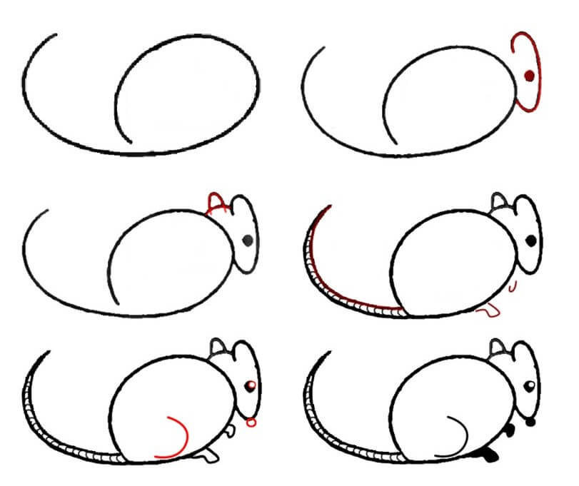 Dibujos de Un Raton - Idea 44