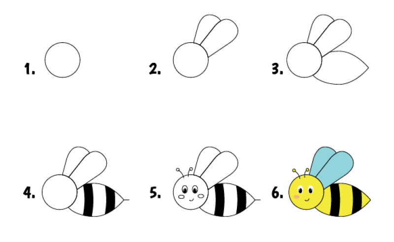 Dibujos de Una abeja - Idea 18