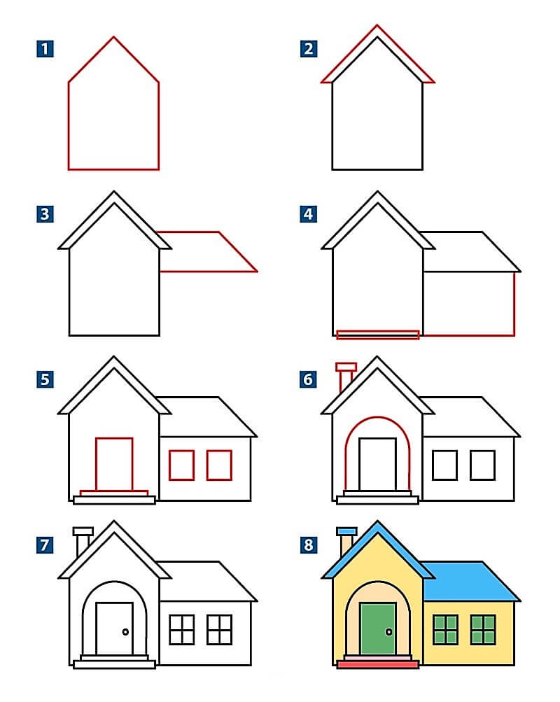 Dibujos de Una casa - Idea 3