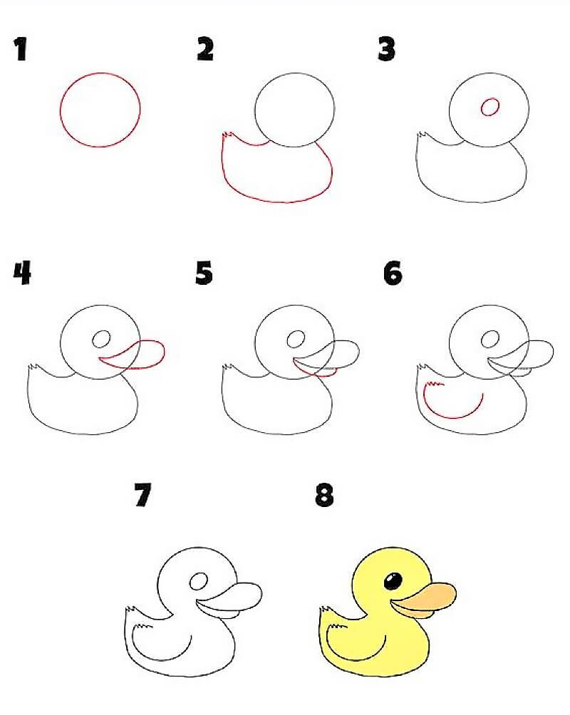 Dibujos de Un pato - Idea 12