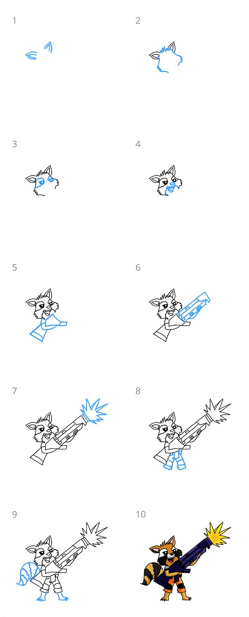 Dibujos de A Raccoon Idea 19