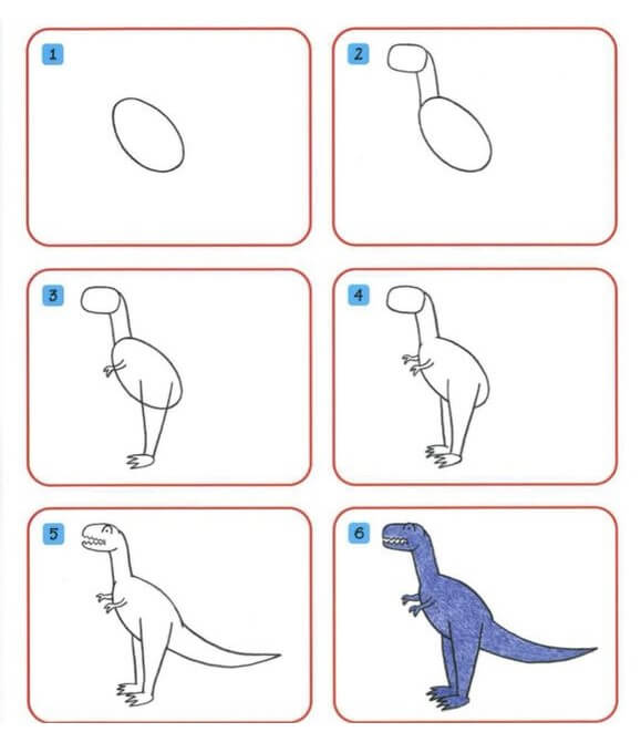 Dibujos de Dinosaurio carnívoro