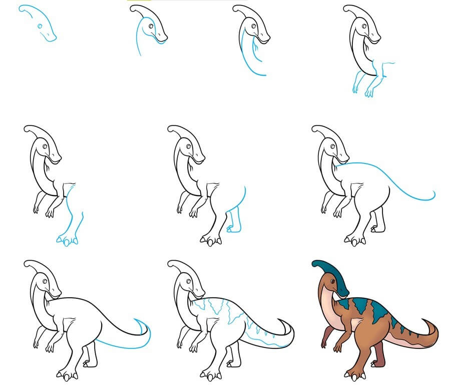 Dibujos de Dinosaurio herbívoro