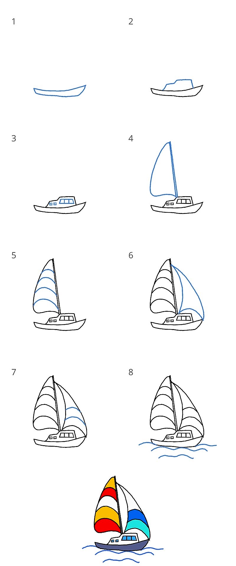 Dibujos de Un barco - Idea 16