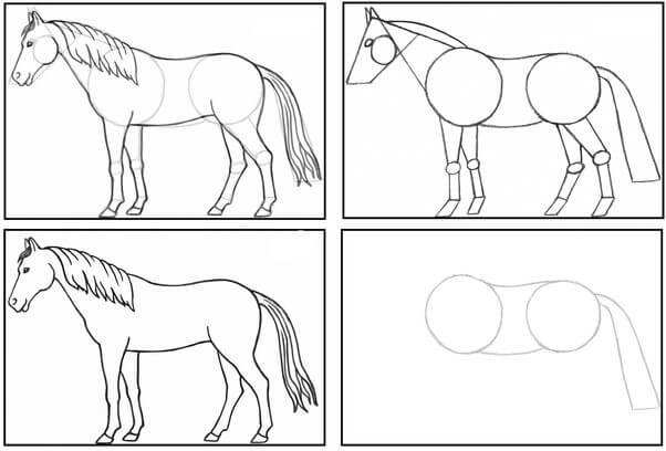 Dibujos de Un caballo - Idea 24