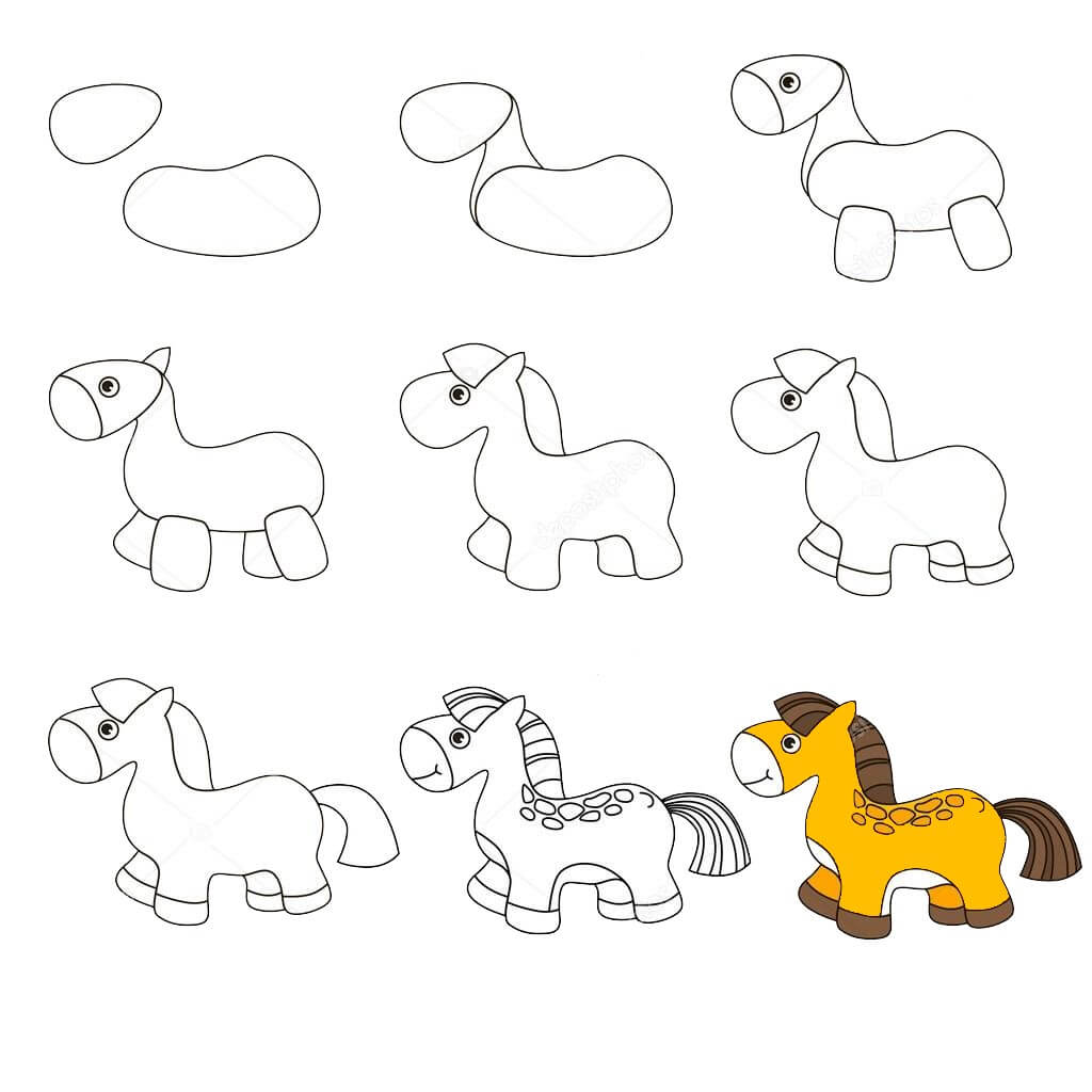 Dibujos de Un caballo - Idea 33