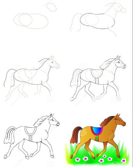 Dibujos de Un caballo - Idea 35